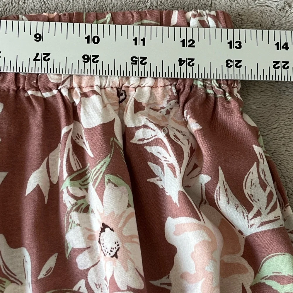 Luna Skies Cottagecore Womens Floral Maxi Skirt Size Small Lightweight Boho